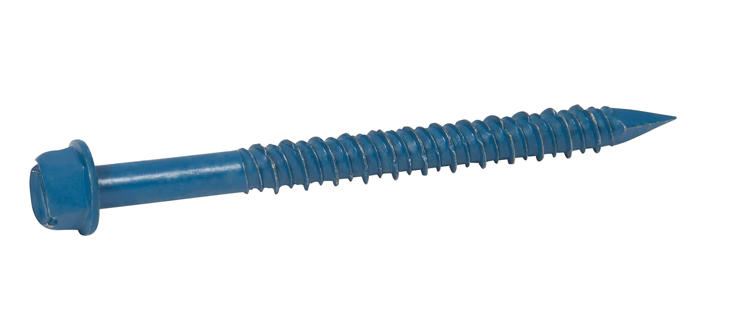 CONFAST 1/4" x 2-3/4" Hex Head Concrete Screw with 2 Drill Bits (200 per Box)