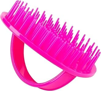 Detangle Hair Brush for Curly Hair & Scalp Massager D6 - Hair Straightening Brush