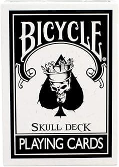 Bicycle Skull Deck Playing Cards with 4 Bonus Magic Cards