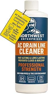 AC Drain Line Cleaner - A/C Drain Line Cleaner and Unclogger - Air Conditioner Cleaner Prevents Build-Up for AC Units, Dehumidifiers, Ice Machines, & More (8 ounces)