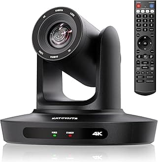 PTZ Camera 4K UHD with 20X Optical Zoom,Video Conference Room Camera,Live Streaming for Church Worship,USB HDMI IP POE Work with Vmix,Zoom,OBS,YouTube,Facebook Livestream