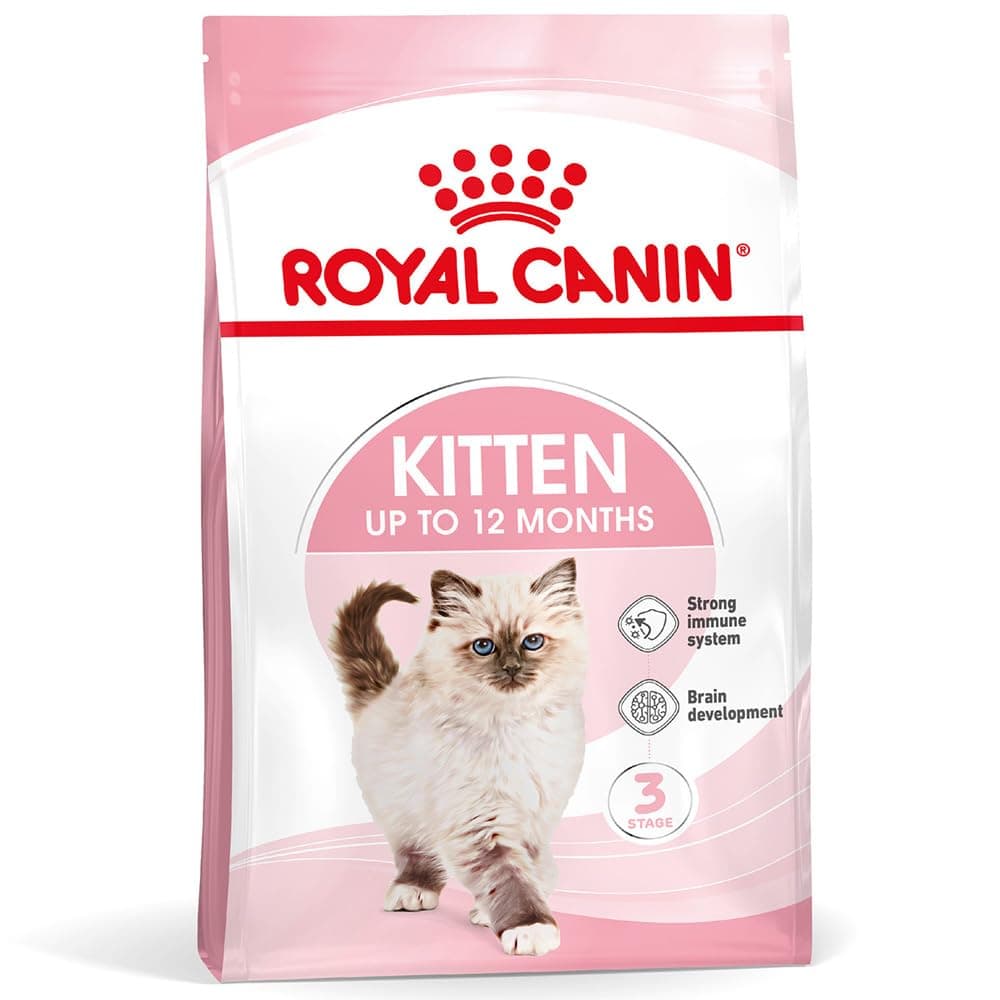 Feline Health Nutrition Kitten Dry Cat Food - For 4-12 Month Old Kittens - 0.4kg Bag