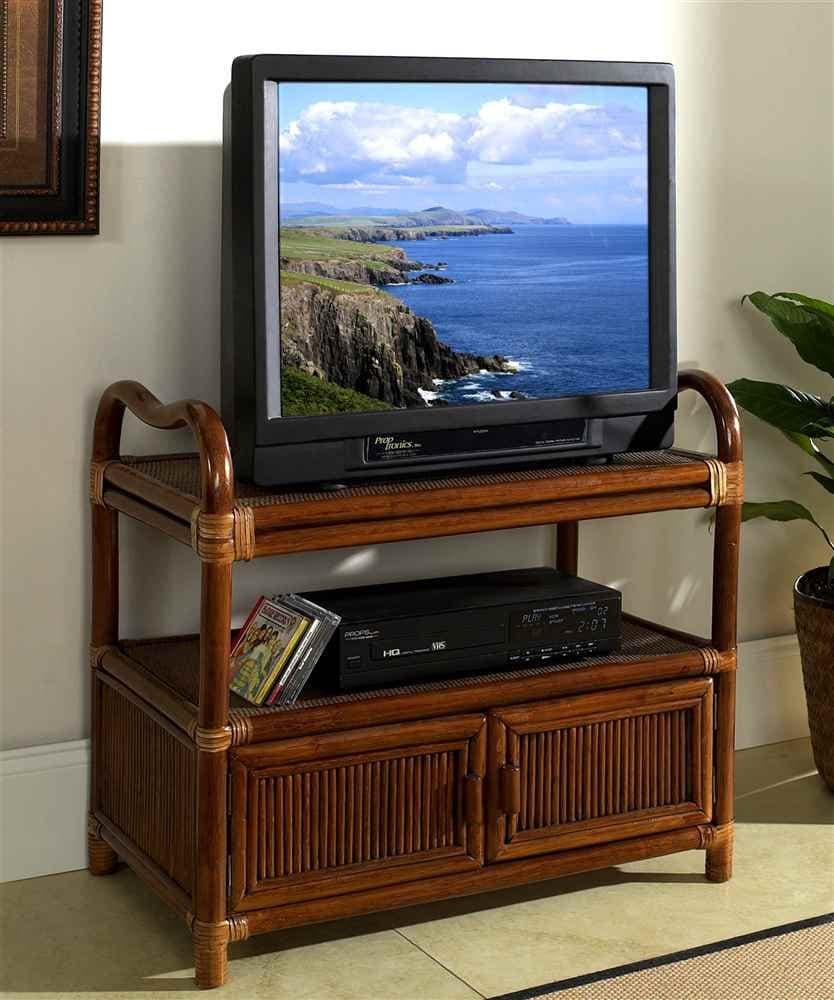 Delta Rattan TV Cart