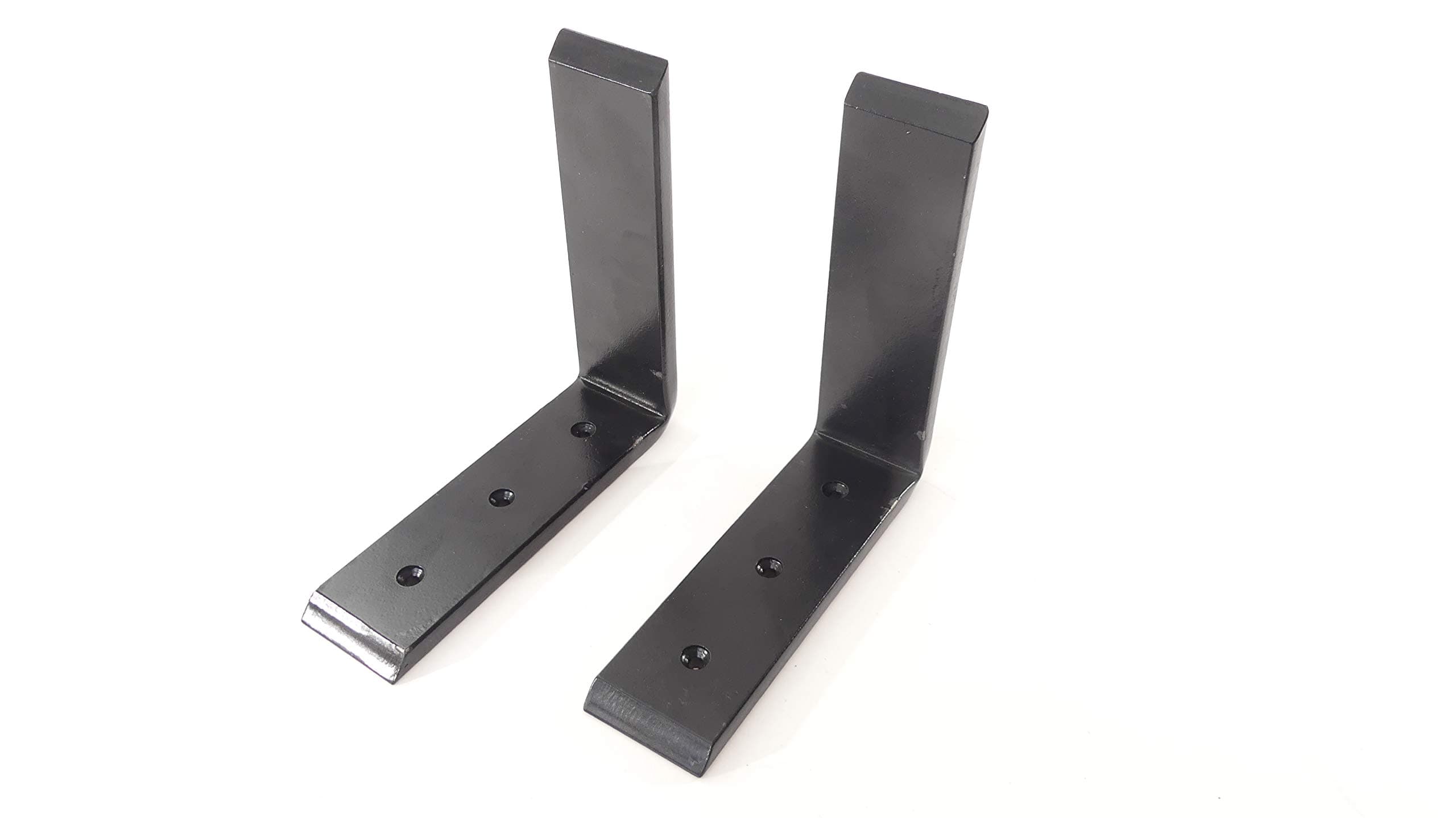 Countertop and Shelf Support Brackets 2 Piece Set for Granite and Quartz Countertops and Heavy Shelves, 8 Inch x 8 Inch, Heavy-Duty Steel Construction, Powder Coat Finish, 2 Pieces, Hardware Included