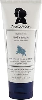 Baby Balm for Face and Body, Hypoallergenic and Natural Baby Skin Care with Organic Calendula for Sensitive Skin, Pediatrician and Dermatologist-Tested, Fragrance Free, 3.4 Oz