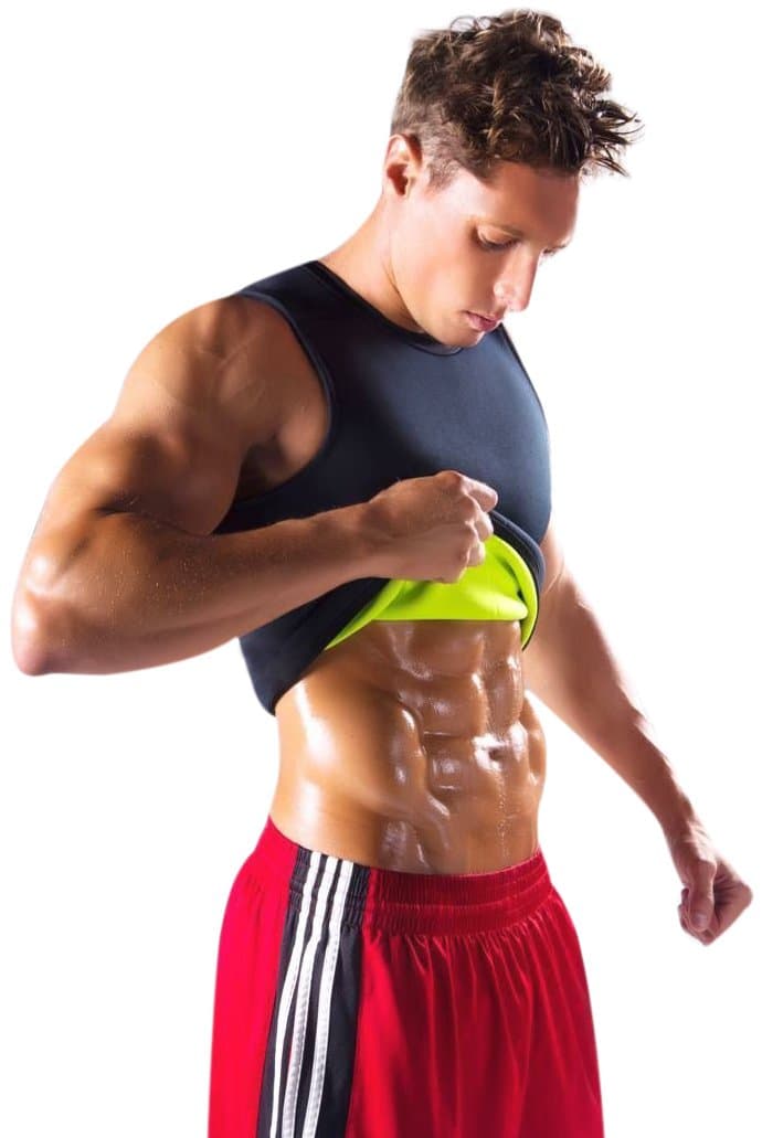 Shaper Shirt Men Black Slimming Neoprene (Medium)