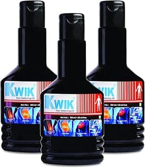 OZONE KWIK Pain Relief Oil with Cinnamomum & Mahanarayan Oil | Ayurvedic Pain Relief Oil | For Joint, Back, Knee, Shoulder & Muscle pain | 120ml (Pack of 3)