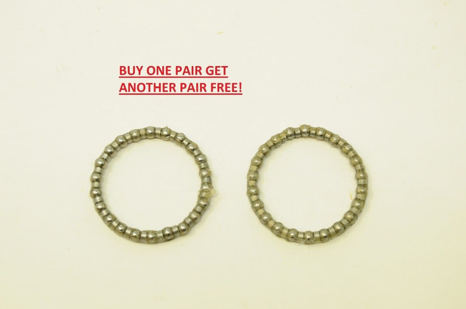 PAIR 5/32" 22 BALL FORK HEADSET BEARINGS CAGE RACE 1-1/8" STEERER AHEAD THREADED "BUY ONE PAIR GET ONE PAIR FREE"