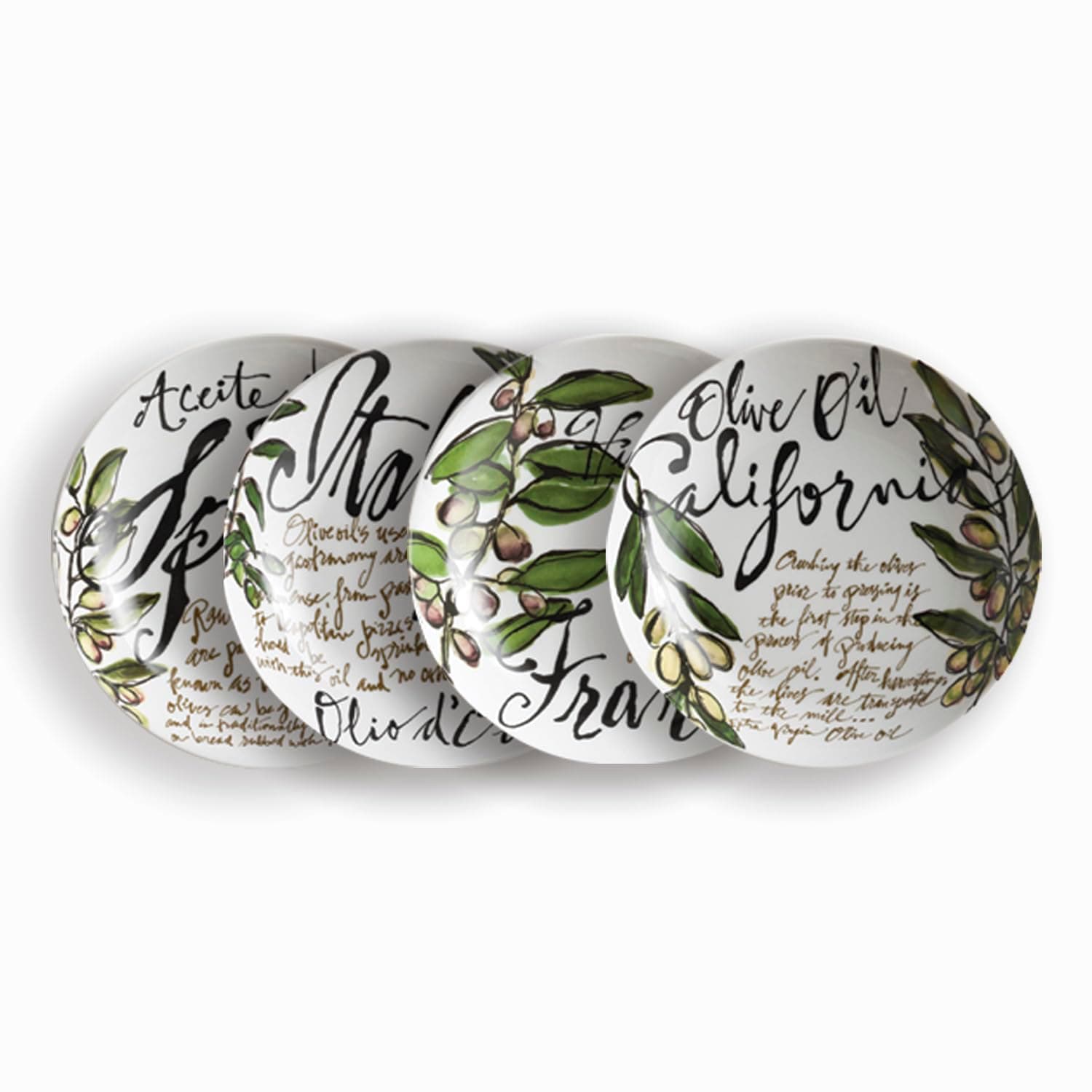 ROSANNAロザンナ パスタ皿　オリーブオイル　パスタボウル4枚アソートセット