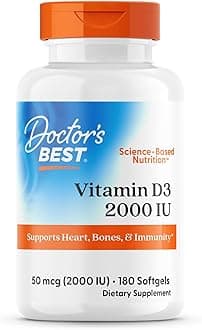 Vitamin D3 2000 Iu 180 Softgels 80342