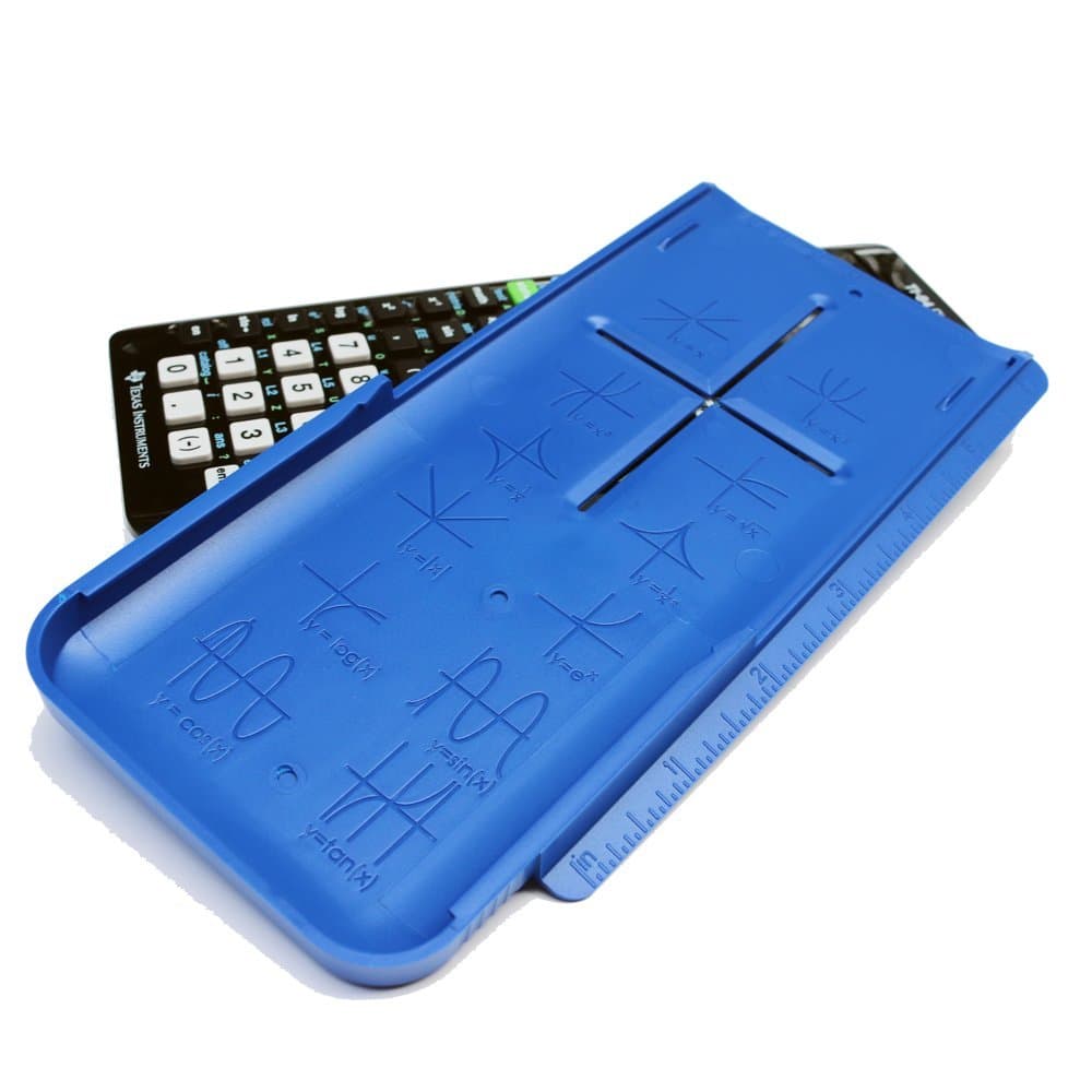 Blue Hard Slide Cover for TI 84 Plus CE (See Description for Details)