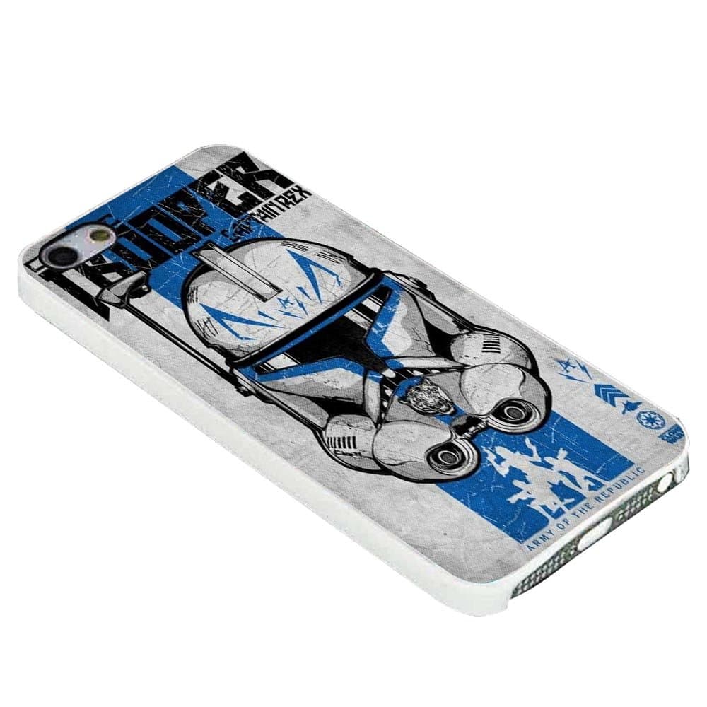 Clone Trooper Captain Rex Star Wars for Iphone and Samsung Galaxy Case (iPhone 5c Black)