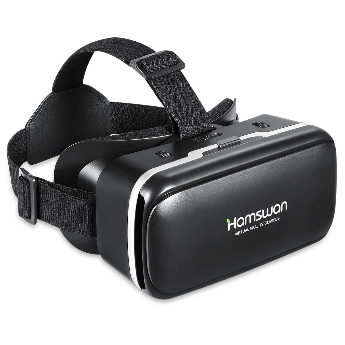 HAMSWAN VR Headset, Virtual Reality Headset, VR Glasses, VR Goggles-for 3D VR Movies Video Games with 100°FOV for iPhone X 8 7 6 6s plus/Samsung Galaxy Series with 4.5-6.0in Screen [2020 Edition]