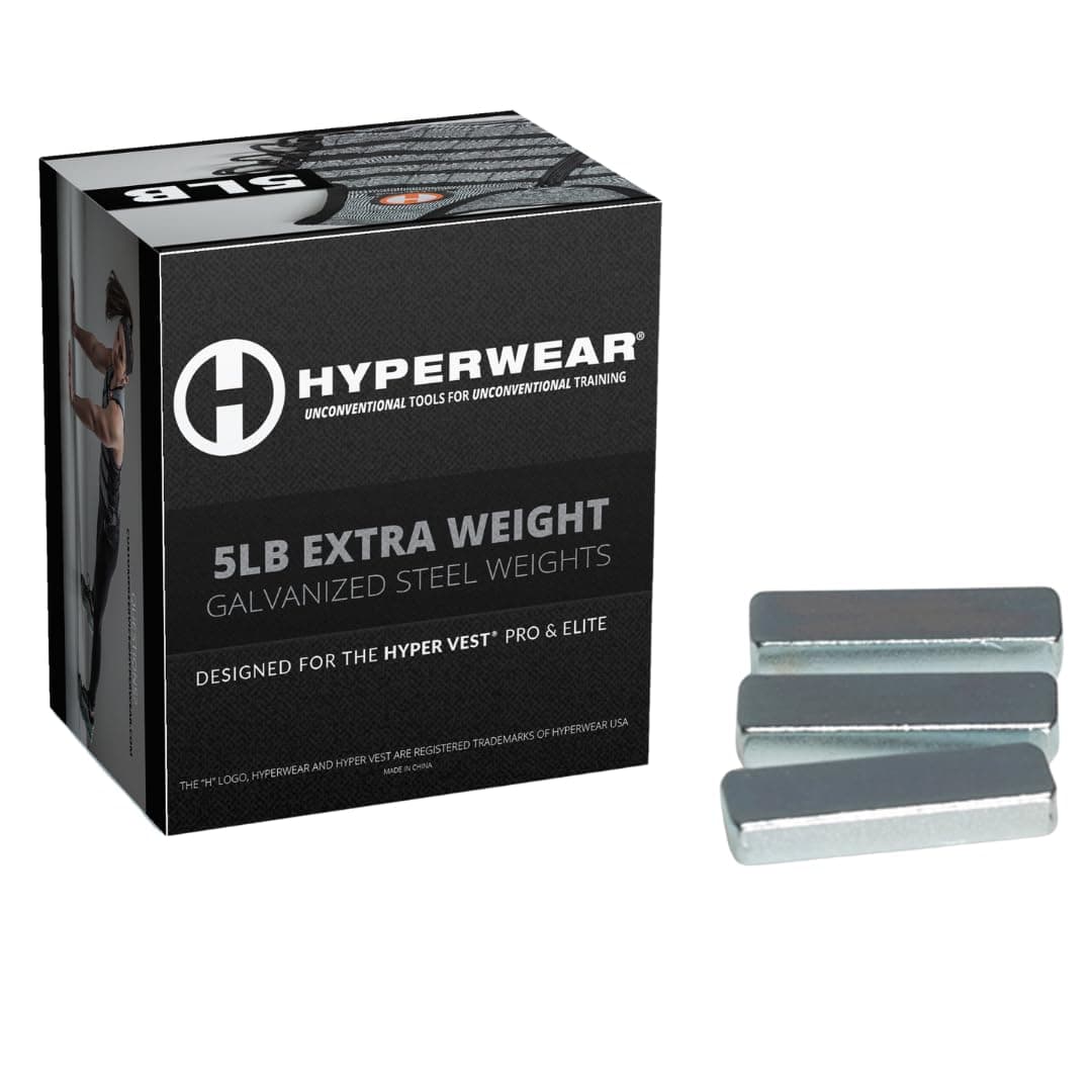 Booster Pack for Hyper Vest PRO Weighted Vests - Set of 35 Extra Weights (5lbs Total)