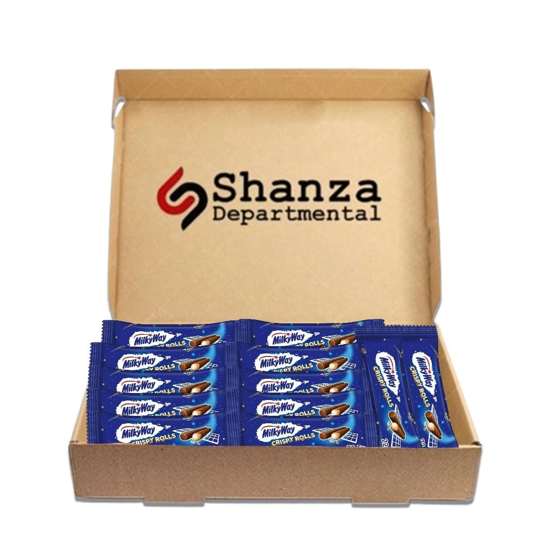 Milky Way Crispy Rolls Chocolate Bar 22.5g Pack Of (12 Bars) Fresh Stocks