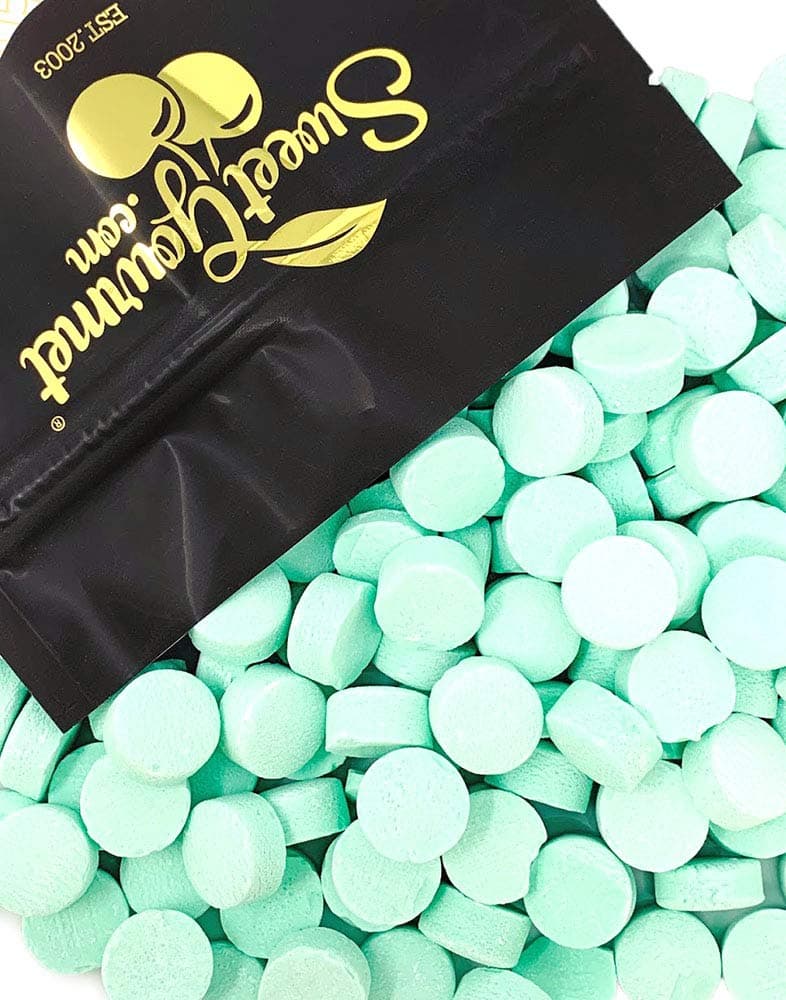SweetGourmet Green Spearmint Lozenges | Canada Mints Bulk Candy | 2 Pounds