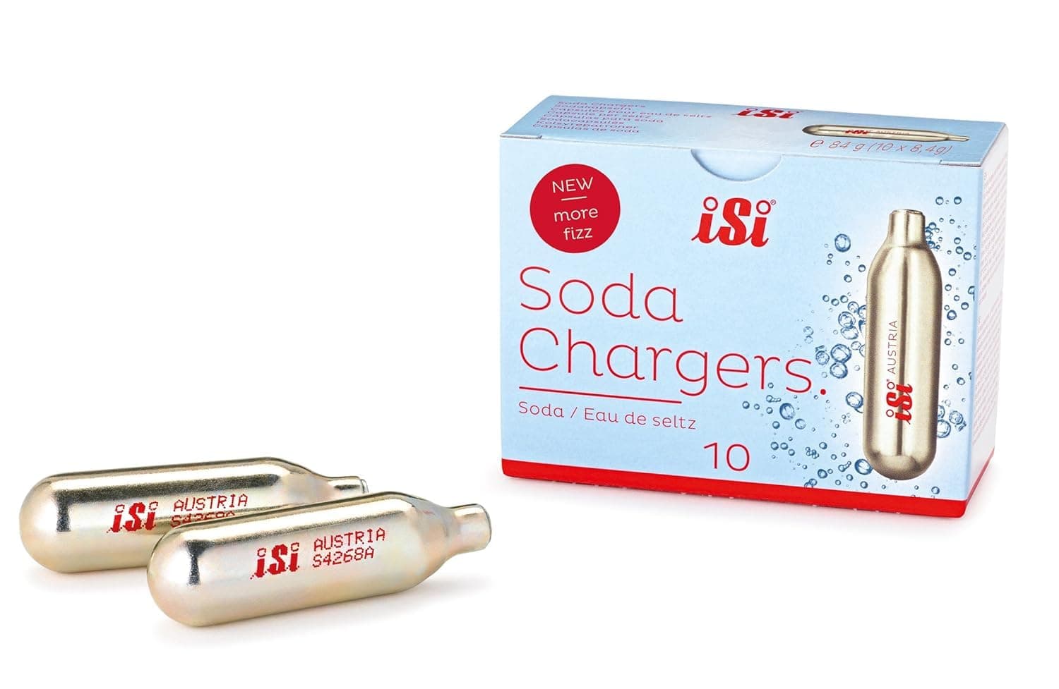 iSi CO2 Soda Siphon Charger, 10 Pack