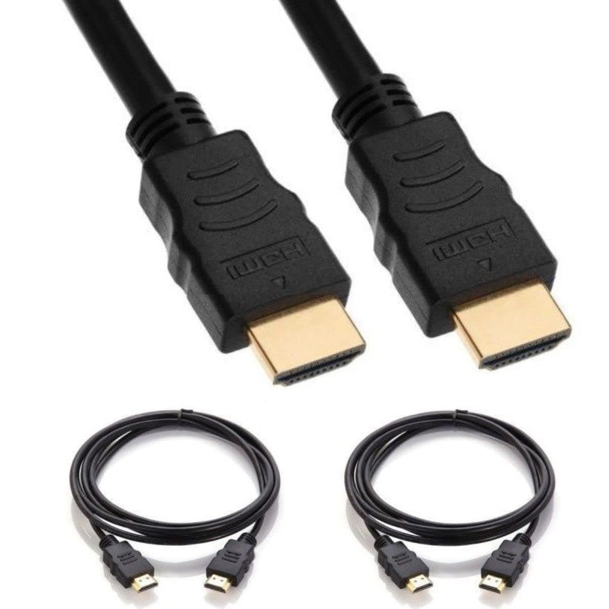Short HDMI Cable [2-Pack], UHD Ultra High Speed HDMI 2.0 with Ethernet, 4K@30/50/60Hz, 1080P/2160P, 18GBps, 3D, Audio Return, Molded (6-INCH (2-Pack))