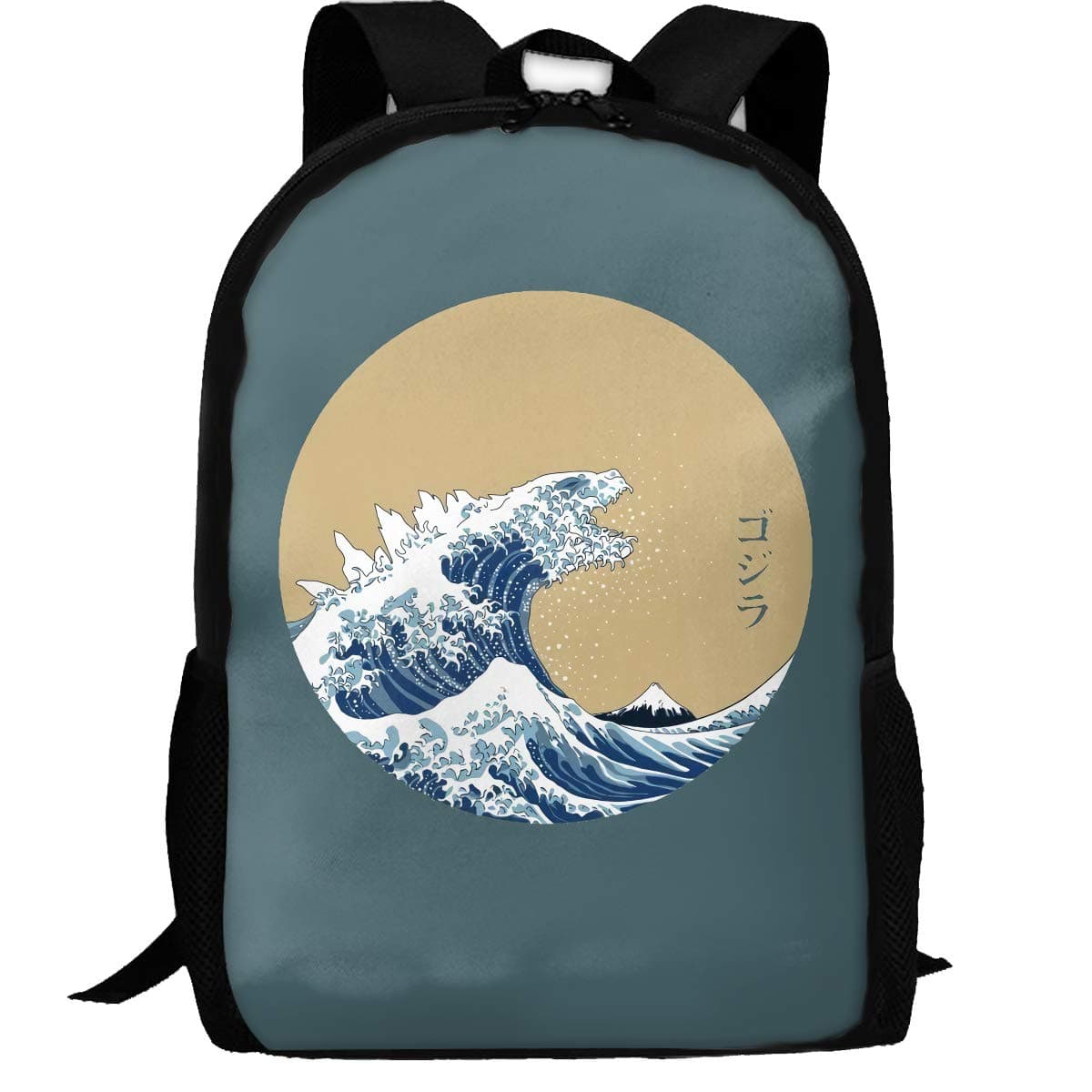 Kaiju Godzilla Wave Multi-function Backpack College Bookbag