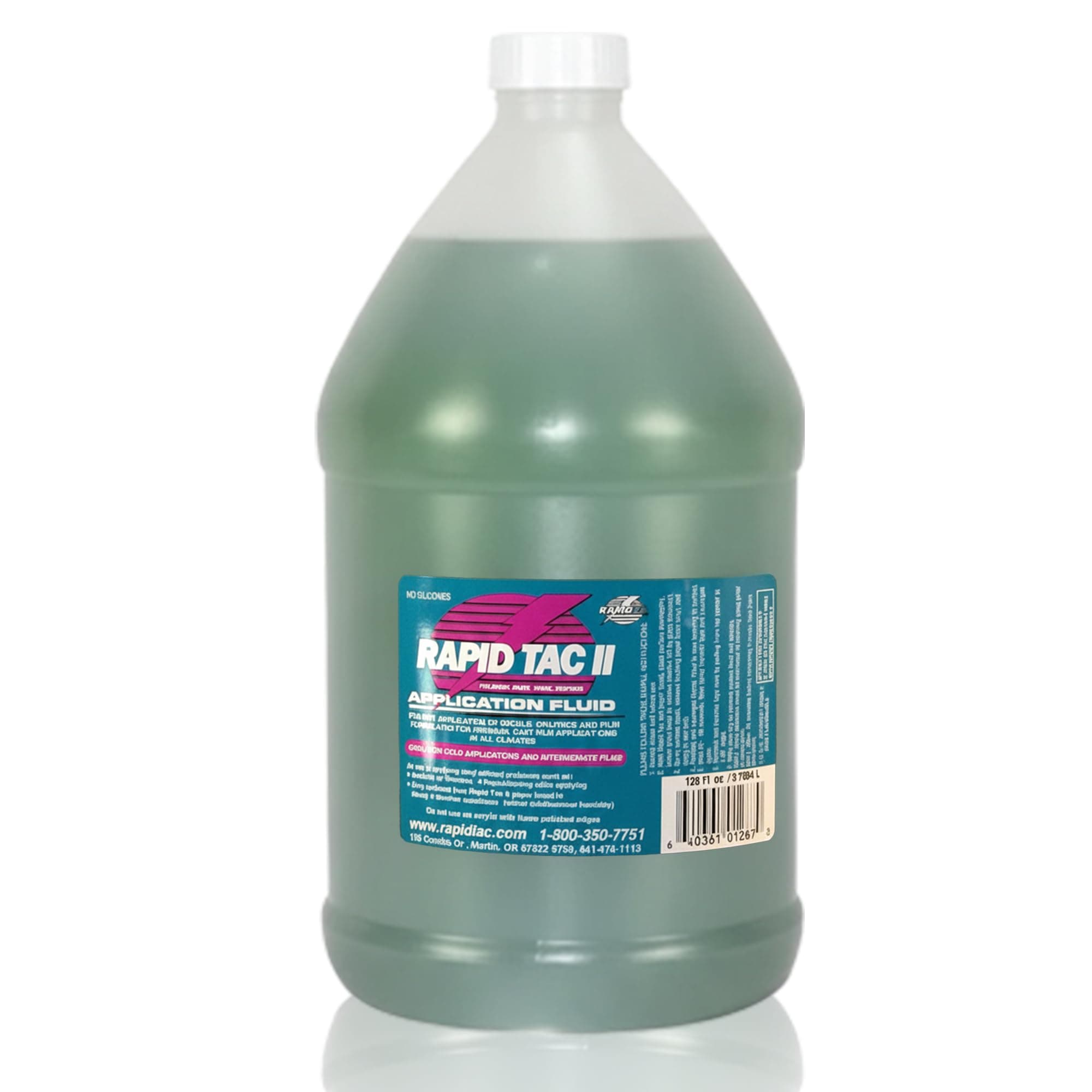 RAPID TAC II Application fluid for Vinyl Wraps Decals Stickers 1 Gallon Bottle by RapidTac