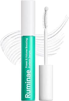 Korean Eyelash Growth Serum | Eyebrow Enhancer for Longer and Thicker | Biotin, Peptides & Centella | Prostaglandin-Free, Non-Irritating | Dual Applicator | Korean Skincare | 0.3 fl oz (10 ml)