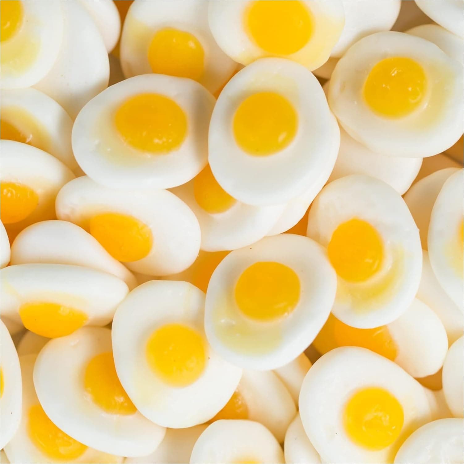 Fried Eggs Jelly Sweets │ 500 Gram Bulk Bag │ 500g │ Assorted Sweet Pick and Mix for Parties, Gifts, and Sharing.