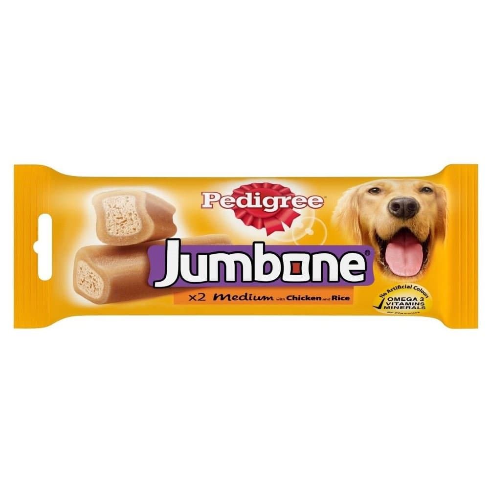 Pedigree Jumbone Medium Chicken & Rice (2x100g)