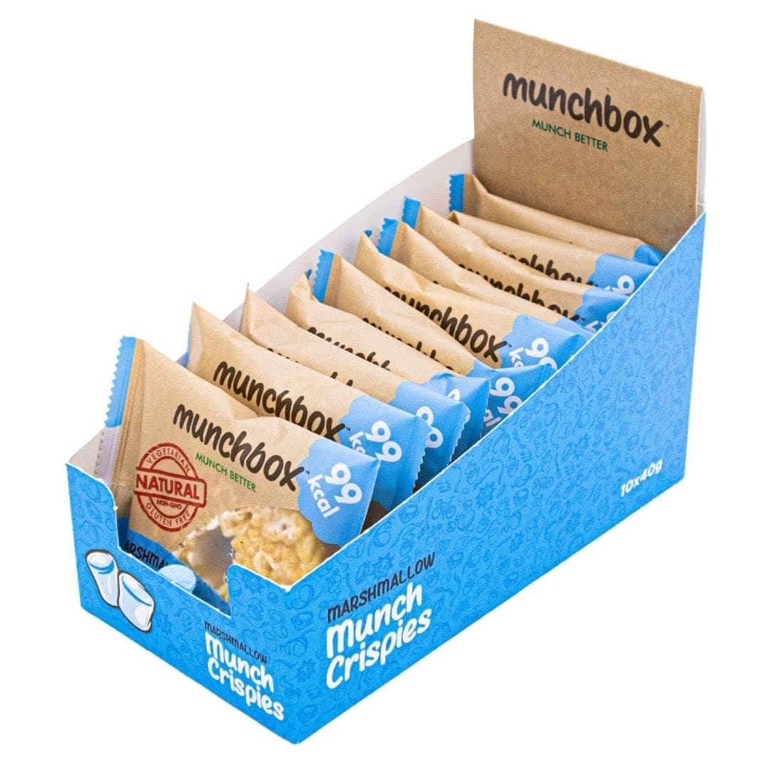 Munchbox Marshmallow Munch Crispies 40 g, 10-Pack