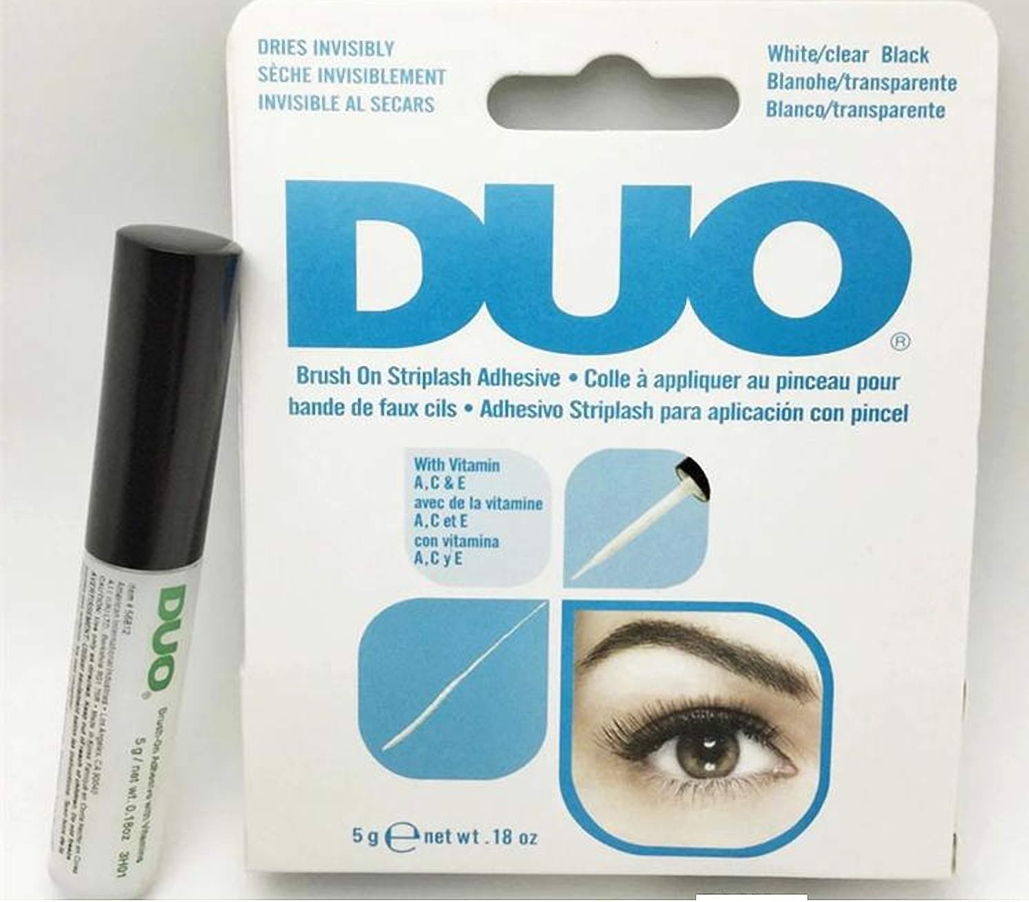 DUO Brush On Lash Adhesive (Clear,5g)