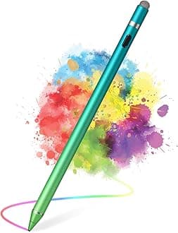 maylofi Active Stylus Pens for Touch Screens, Active Pencil Smart Digital Pens Fine Point Stylist Pen Compatible with iPhone iPad,Samsung/Android Smart Phone&Tablet Writing Drawing by (Blue+Green)