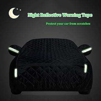 Full Car Cover Compatible with Mercedes Benz C300 C350 C400 C450 C63 AMG 2008-2025 Outdoor Hail Protection Car Cover,Thicken Hail Cover for Sedans, SUVs,Trucks,and Minivans All-Weather Protection