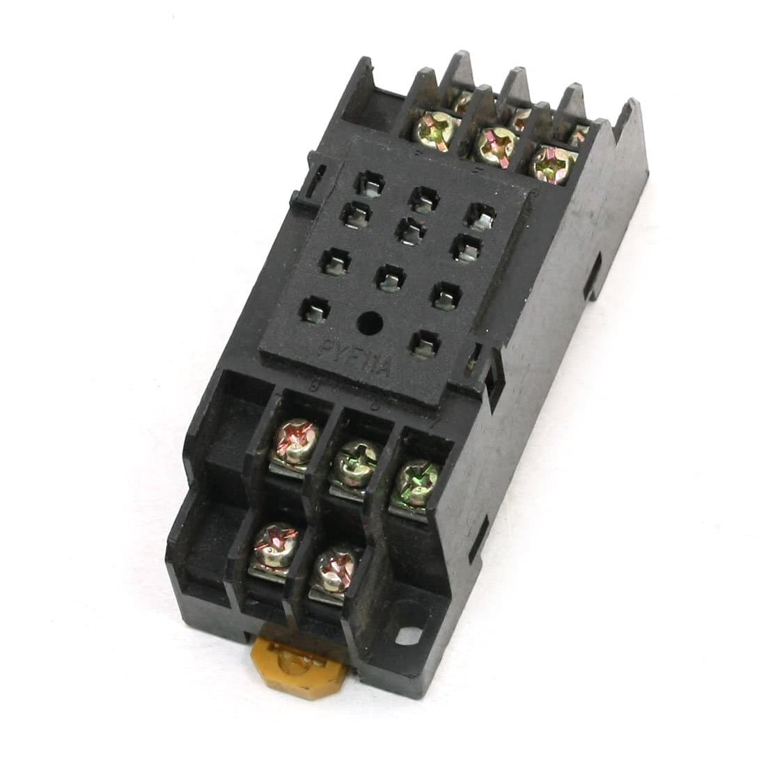 Aexit PYF-11A (Control electrical) 11P 3mm DIN Rail Power Relay Socket Base Holder (36ry663qf691) for MY3