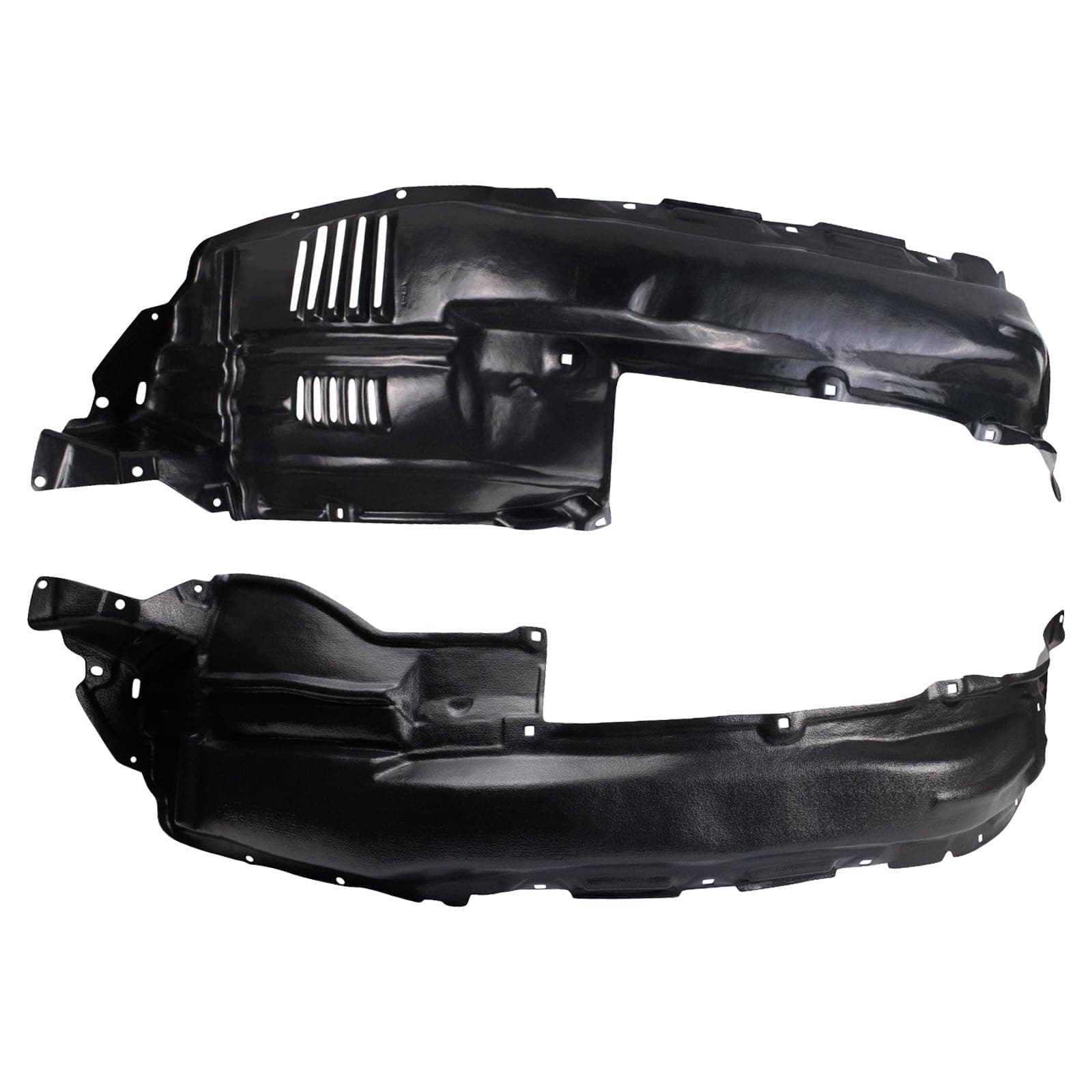 TRQ Front Inner Fender Liner Set Compatible with 2014-2023 Toyota 4Runner TO1248202 TO1249202