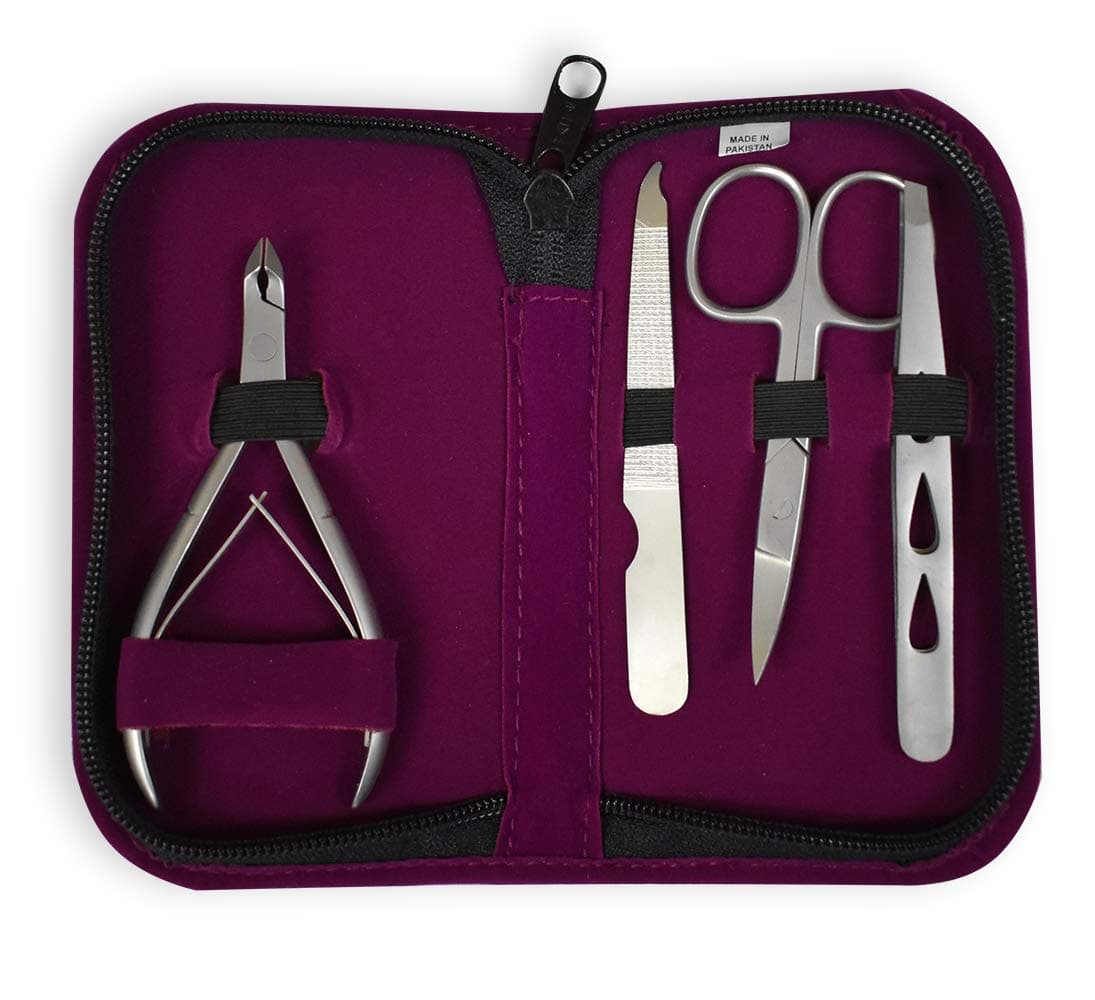 TAIZE - Personal Pedicure Kit - Nail Clipper - Grooming Kit Nail Tools Manicure