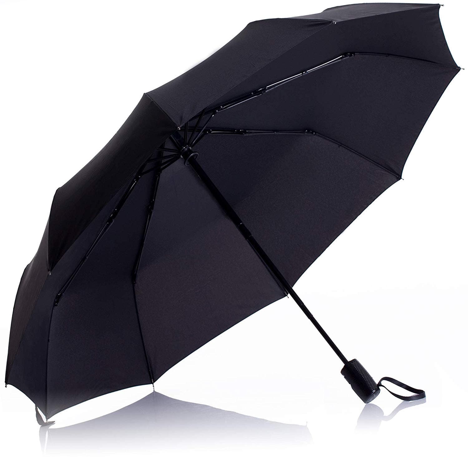 Durable Umbrella Windproof - lightweight Compact Umbrella for Every Day Waterproof Heavy Duty Umbrella for Men and Woman - 10 Ribs