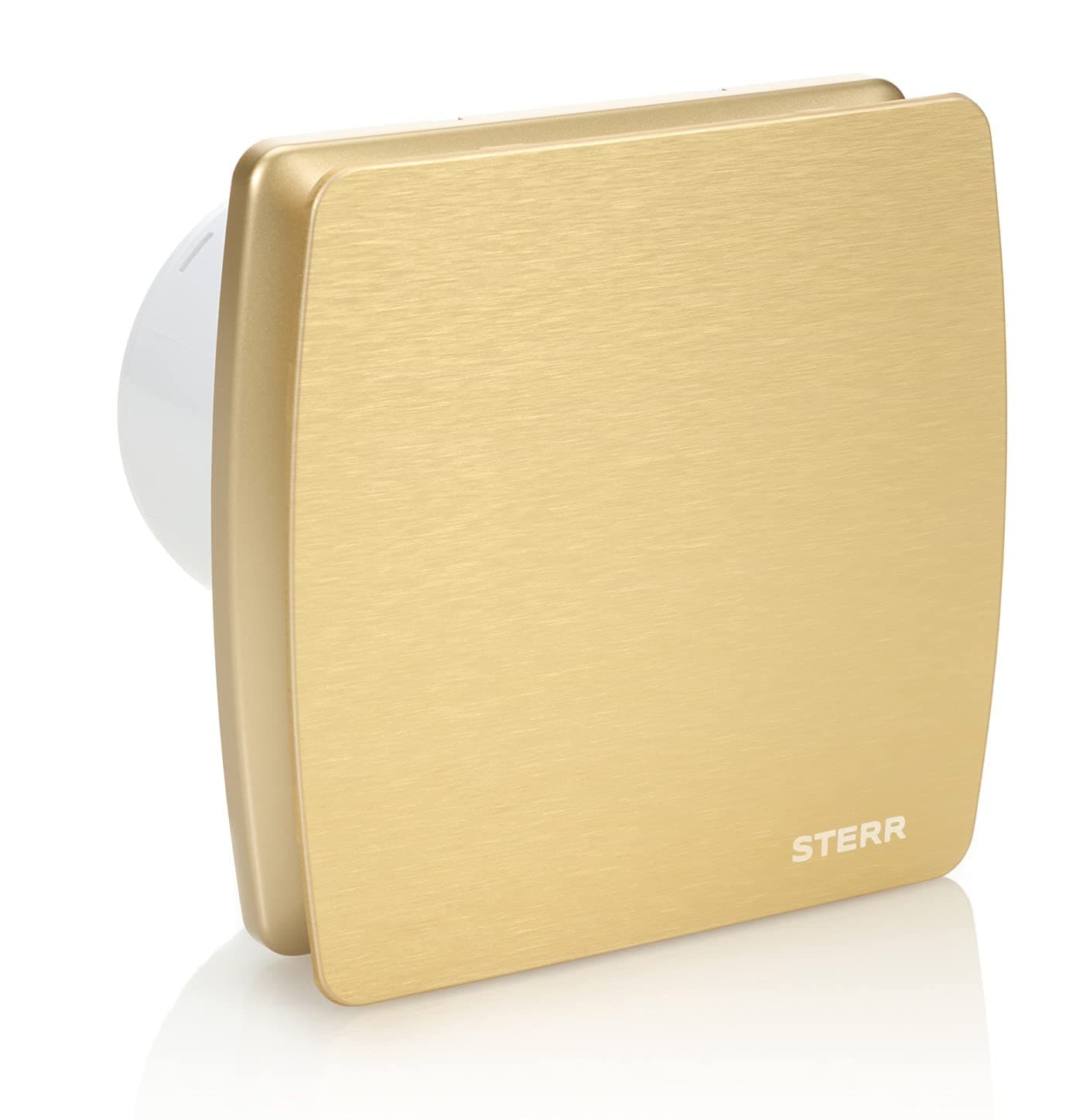 STERR Bathroom Fan LFS100-QZH 100 mm with Moisture Sensor and Check Valve Gold - Quiet Bathroom Fan