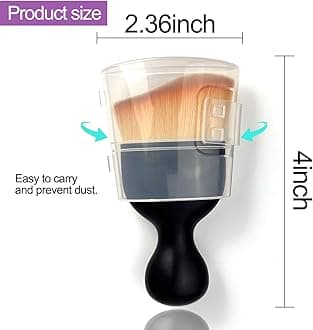 Car Interior Dust Brush,Auto Detailing Brushes,Soft Bristle Cleaning Brush,Car Detailing Brush Dusting Tool for Air Conditioner Vents, Leather,Leather,Scratch Free