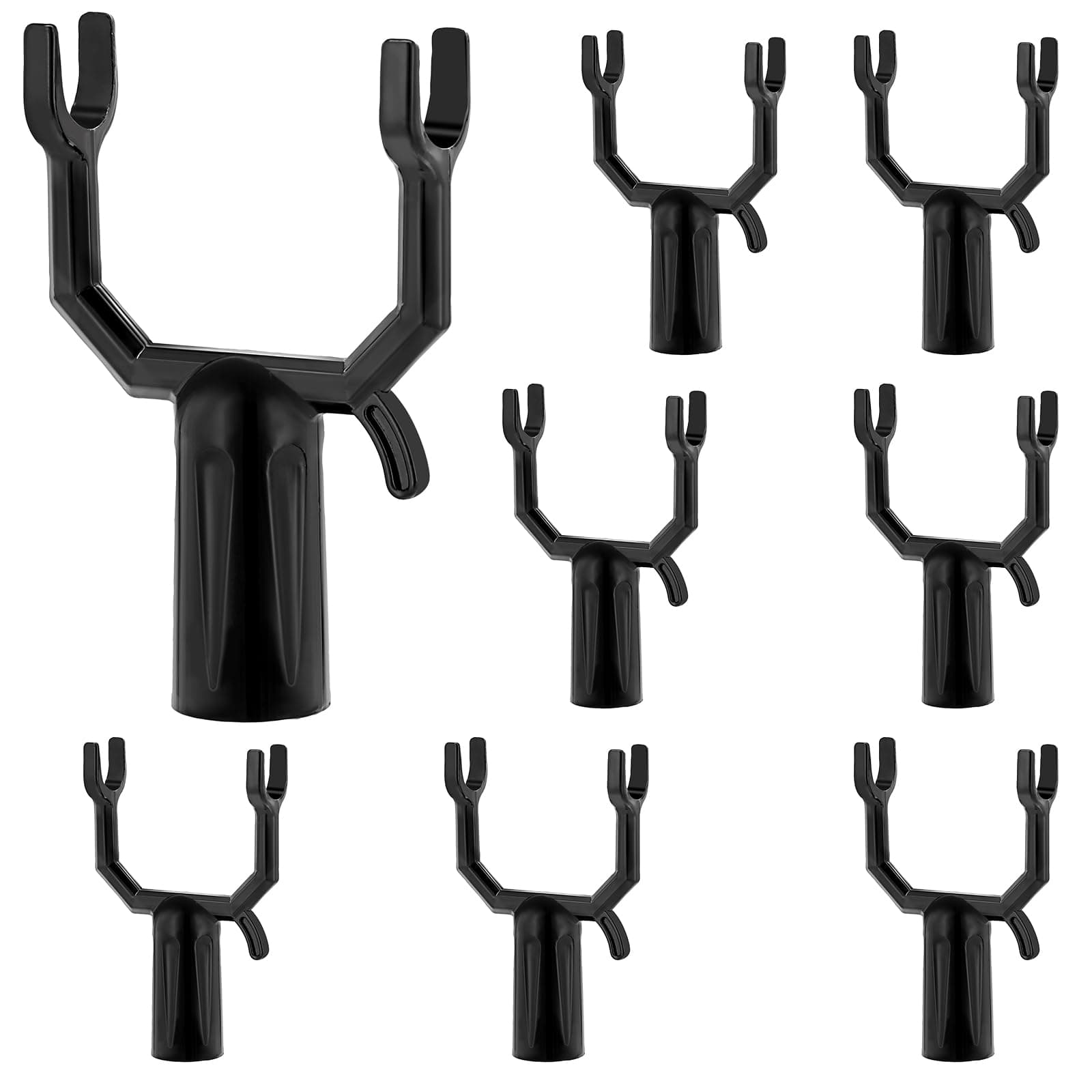 8 Pcs Tree Branch Support Metal Tree Crutch Support Device Tree Leaning Tree Straightening Kit Propping Up Branch Spreaders Fruits Tree Garden Stakes Broom Pole Anchor 0.75 " Round Pipe Garden Yard