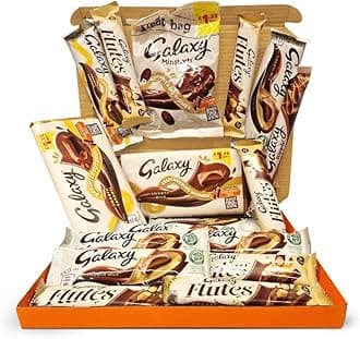 EVOKK Chocolate Gift Box,Assorted Chocolate Hamper/Chocolate Gift Idea for Chocolate Lovers, Chocolate Bars for all Occasions. (Pack of 10)