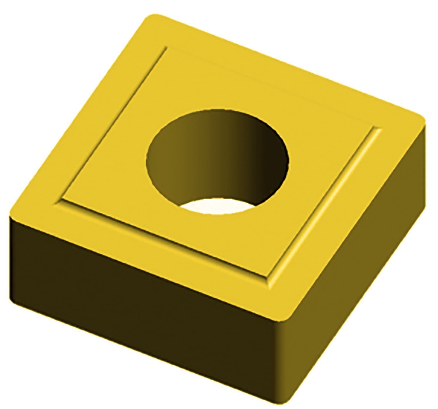 Ultra-Dex SNMG 432 UD21 Square Insert, 0 Degree Negative Clearance Angle, UD21 Grade, 0.500" Inscribe Circle Size, 3/16" Thickness, 0.031" Corner Radius (Pack of 10)