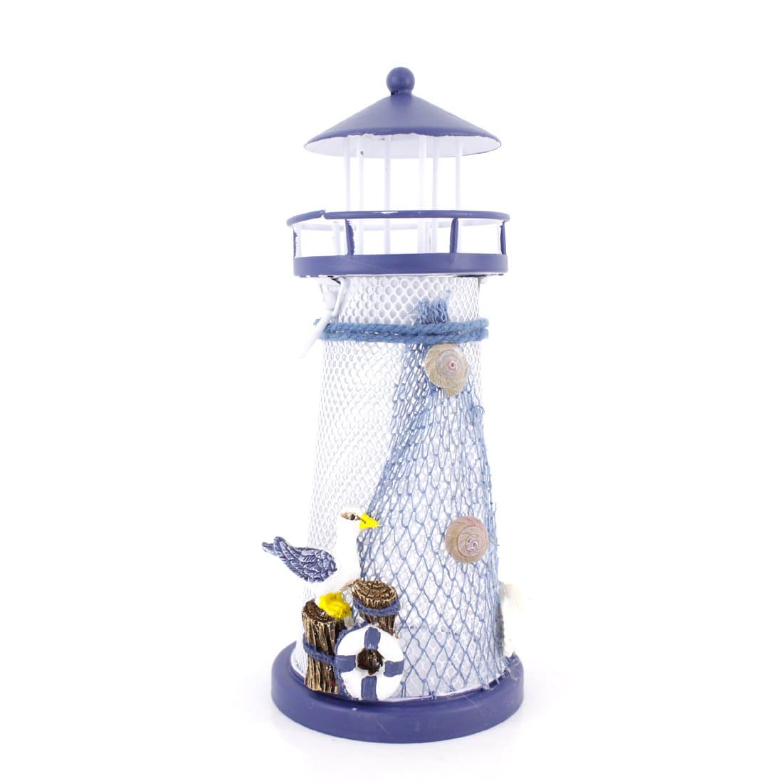 19cm High Nautical Lighthouse Tea Light Candle Holder