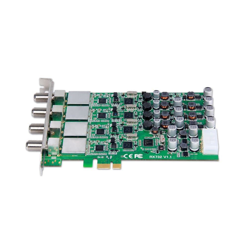 Geniatech X9320 Pci Express Dvb-S/S2 Quad Tuner Digital Satellite Tv Card for Linux Streaming Server