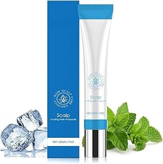 Hair Growth Serum, Exfoliate Dandruff, Keep Scalp Clean and Non-Greasy, Vitamin B5 Scalpy Cooling Hair Ampoule, for Men & Women Hair Loss and Strengthen & Grow Improve Scalp Health