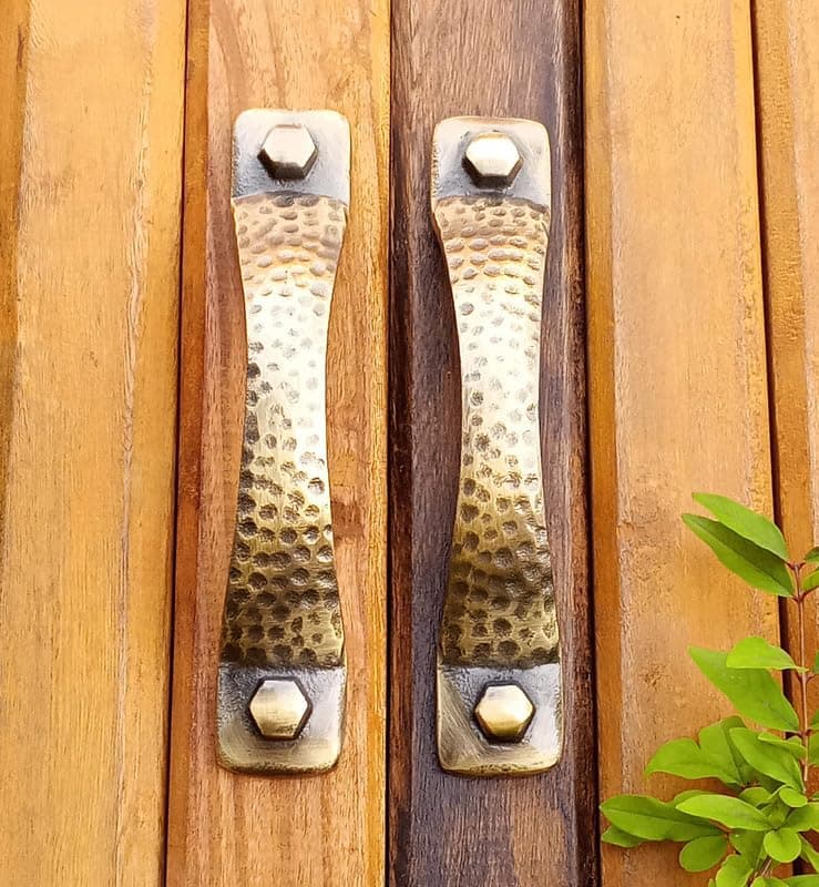 Cast Iron Antique Brass 6inch pulls Handle for Wardrobe Cabinet Window Cupboard Art Decorative Style..