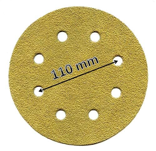 180 mm 8 Hole Sanding Discs 7" fits WORKZONE ALDI Model 750W and Many Other Sanders Quality (328) DEERFOS Pads Pack of 10 (P180)