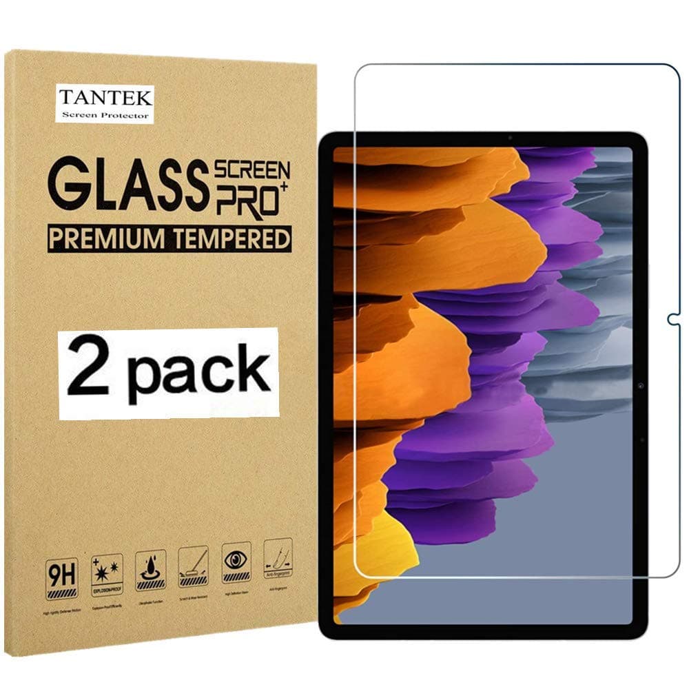 TANTEK2-Pack] Screen Protector for Samsung Galaxy Tab S7(-T870/T875,2020) 11 inch,Tempered Glass Film,Ultra Clear,Anti Scratch,Bubble Free