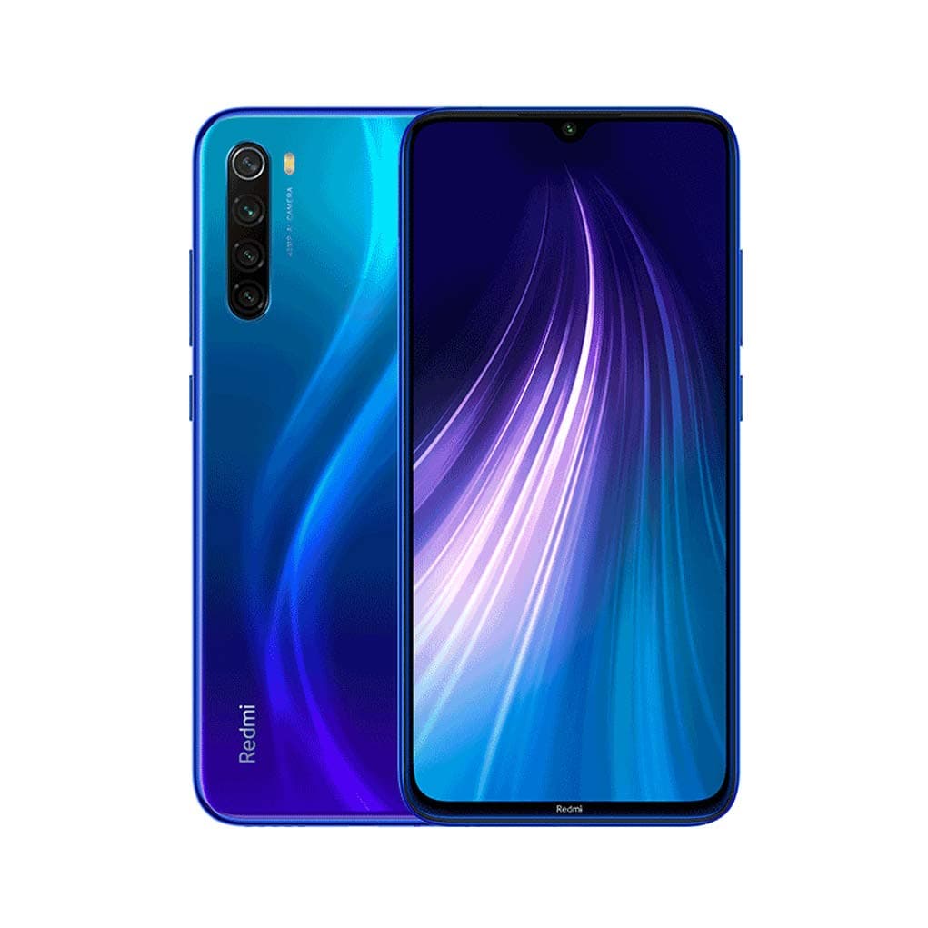 Xiaomi Redmi Note 8 Smartphone, 6.3", Dual SIM, 64 GB, 4GB RAM, Neptune Blue