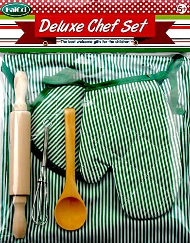 Wisebyer Deluxe 6-Piece Child Chef Set