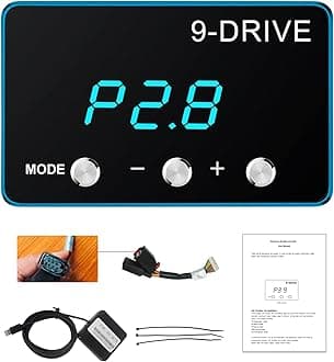 JINKEY Throttle Response Controller, 9 Drive Throttle Controller 9 Mode Electronic Racing Accelerator for BMW 2002-up,for MINI COOPER 2002+, COOPER COUNTRYMAN 2010+ FOR HYUNDAI FOR LAND ROVER