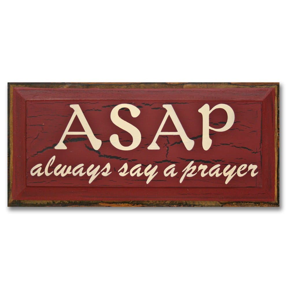 ASAP - Always Say A Prayer (Red1)
